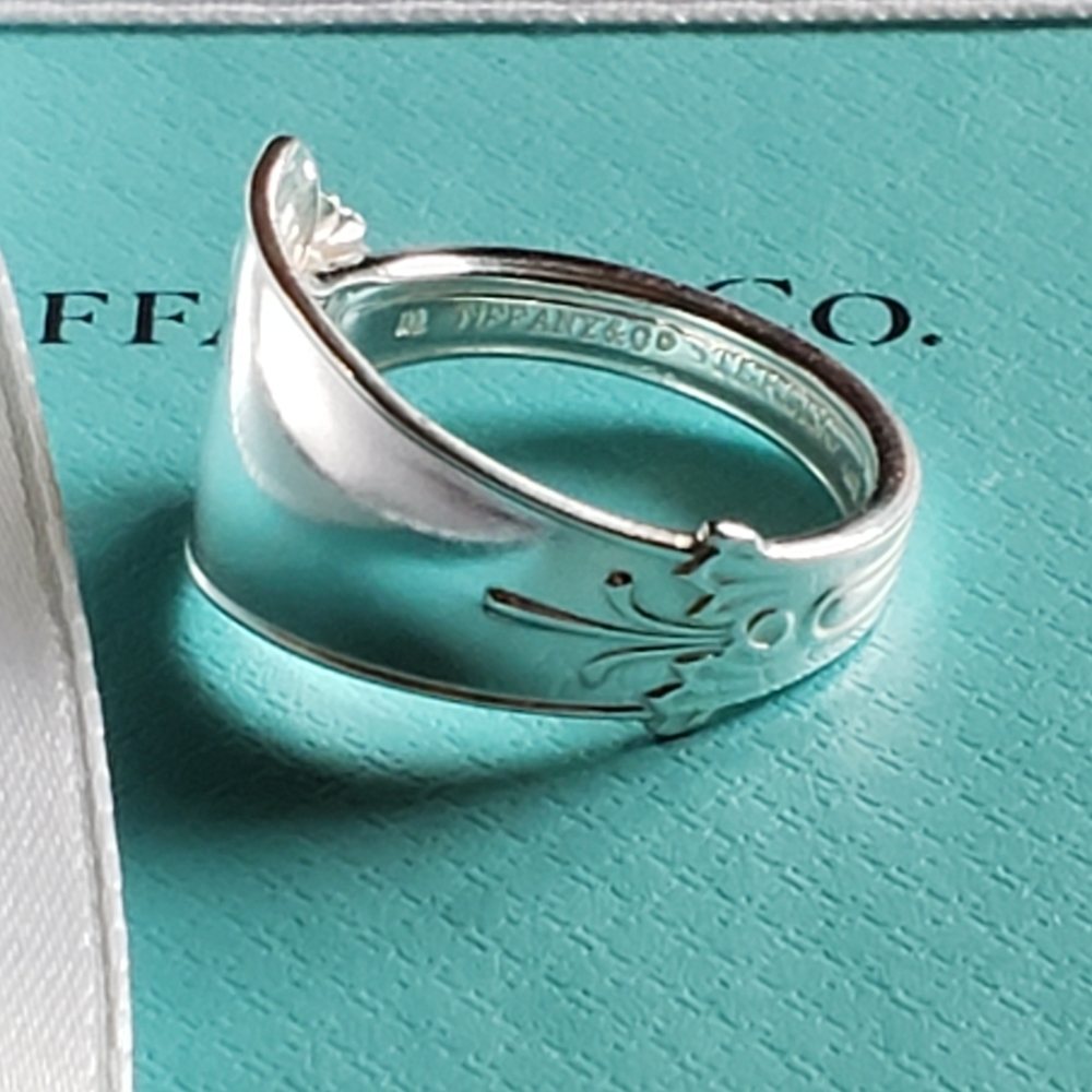 1869 Tiffany and Company spoon ring #10 - Picture 3 of 7